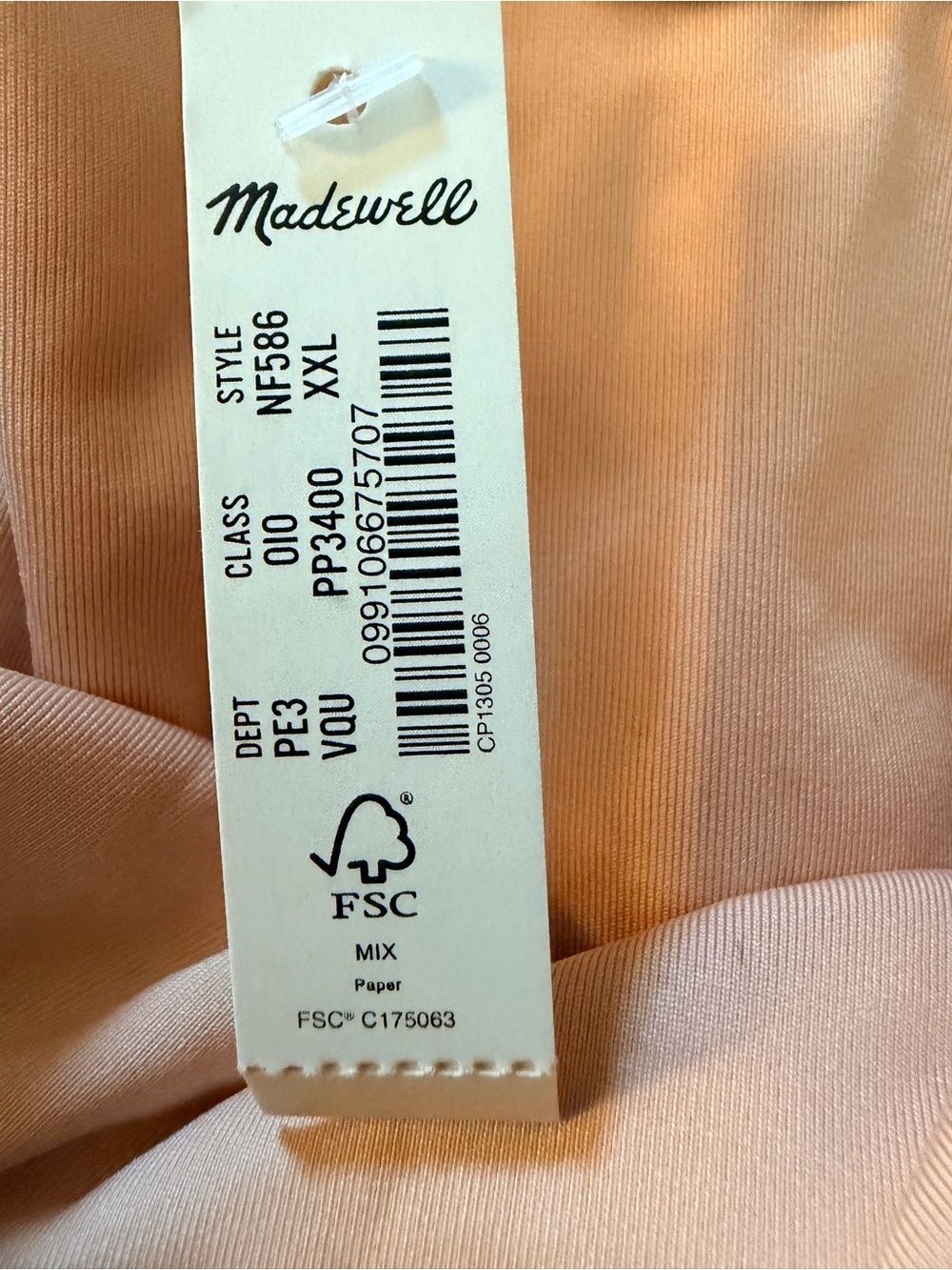 Madewell Bikini Set Second Wave Balconette Shell Print Womens XXL NWT - Picture 4 of 12